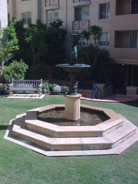 Cherub Fountain in Situ